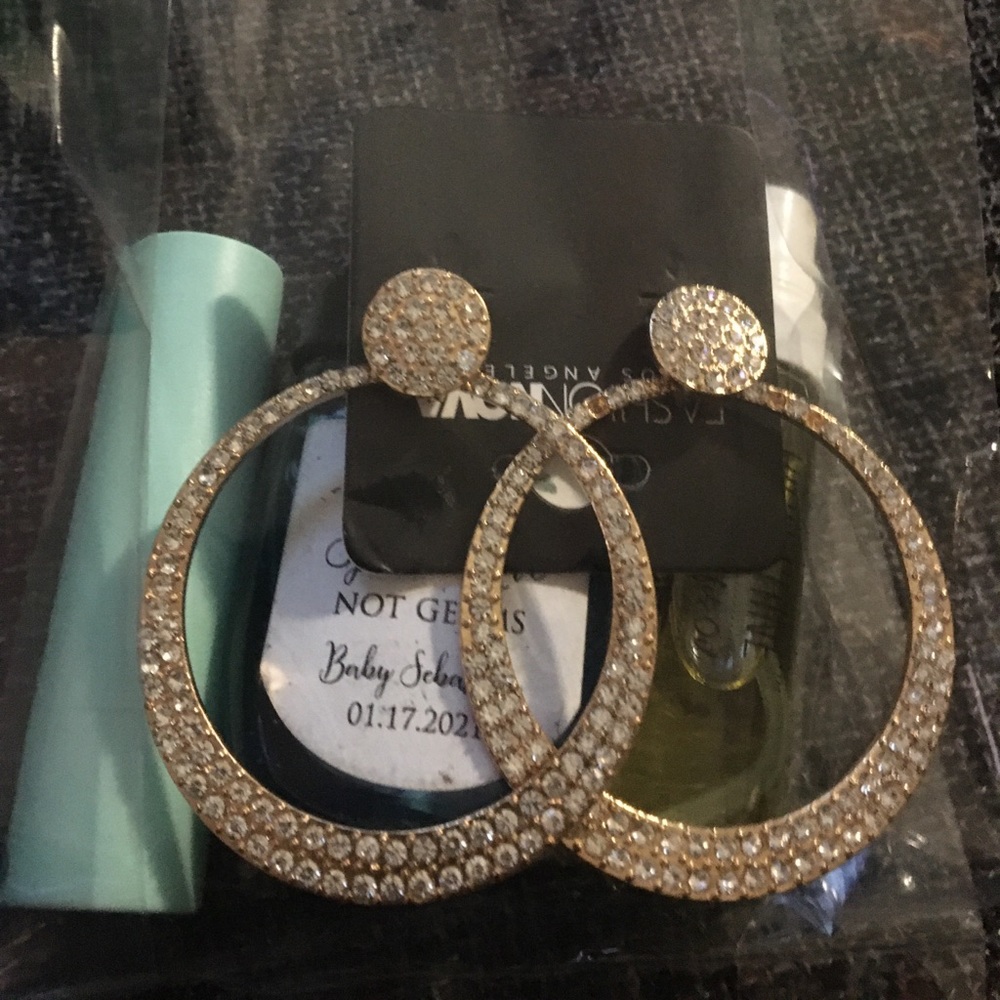 Studded earrings